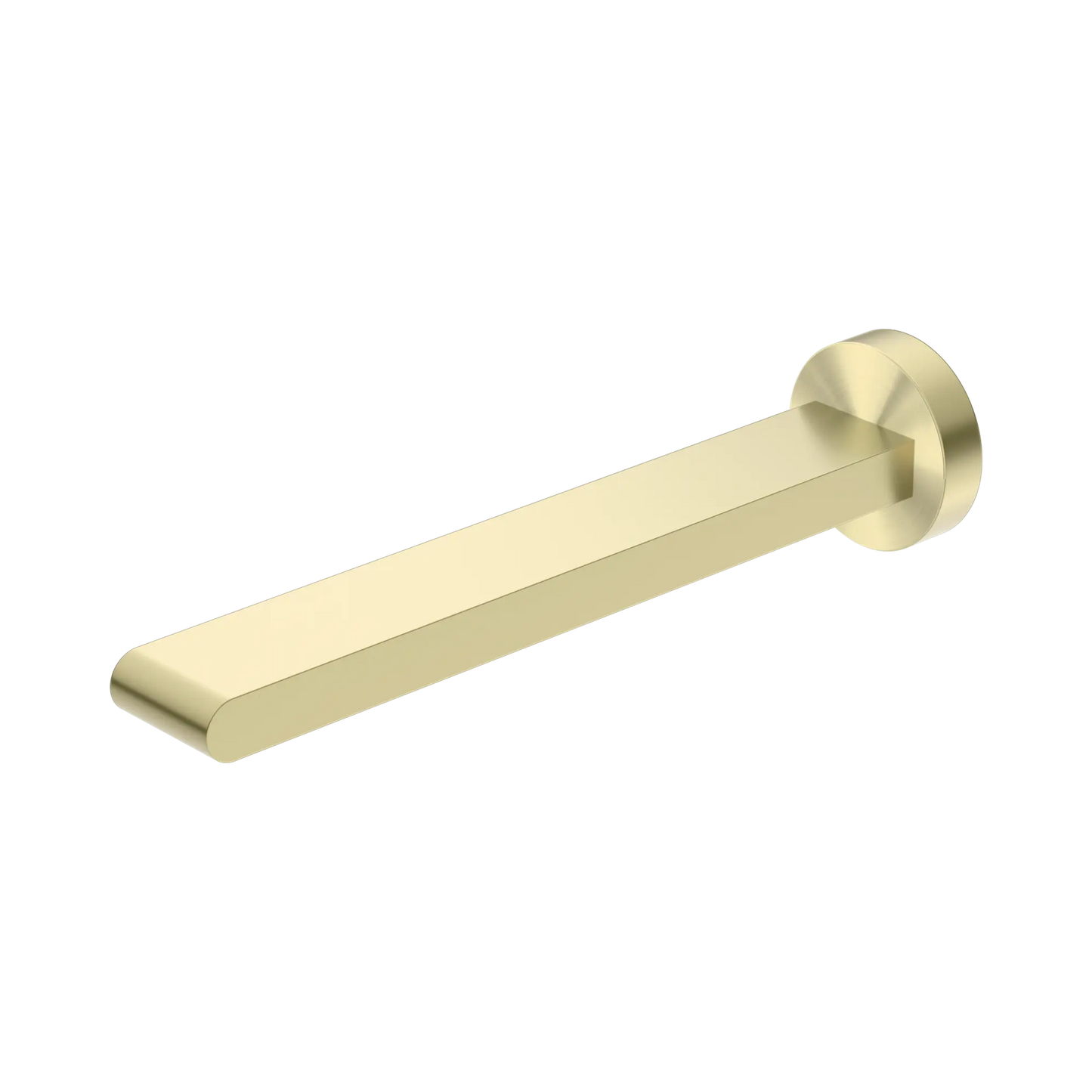 Bianca Fixed Bath Spout Only 240mm Brushed Gold