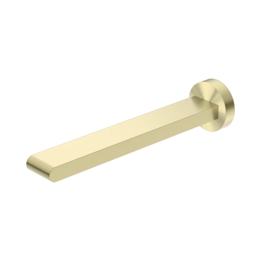 Bianca Fixed Bath Spout Only 240mm Brushed Gold