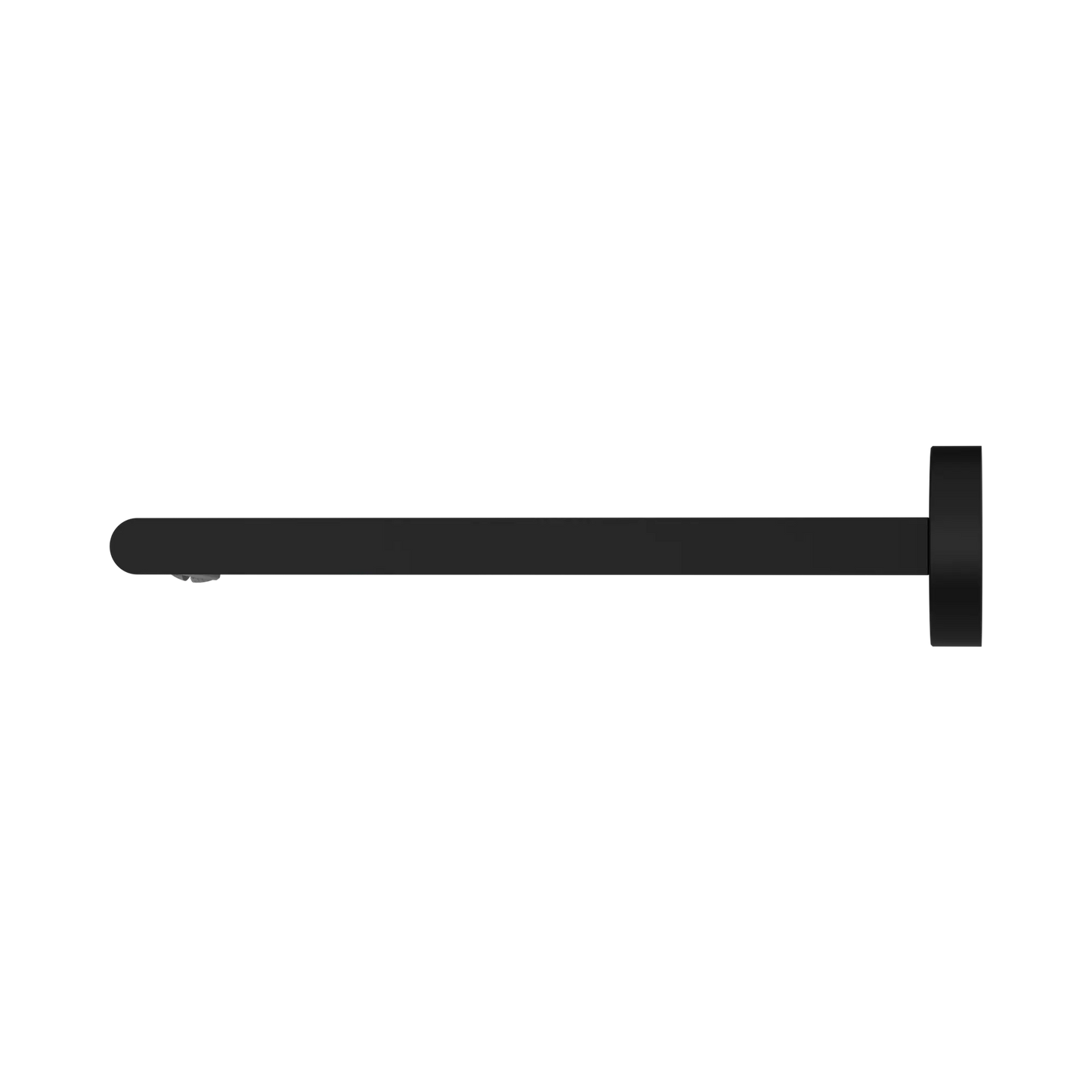 Bianca Fixed Bath Spout Only 240mm Matte Black
