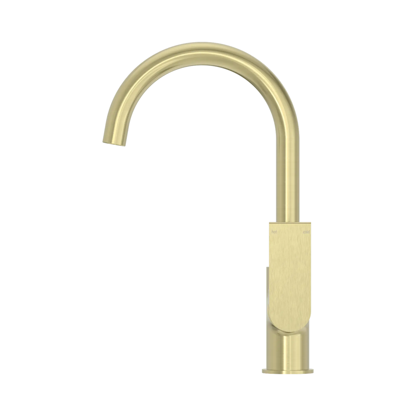 Bianca Kitchen Mixer Gooseneck Spout Brushed Gold