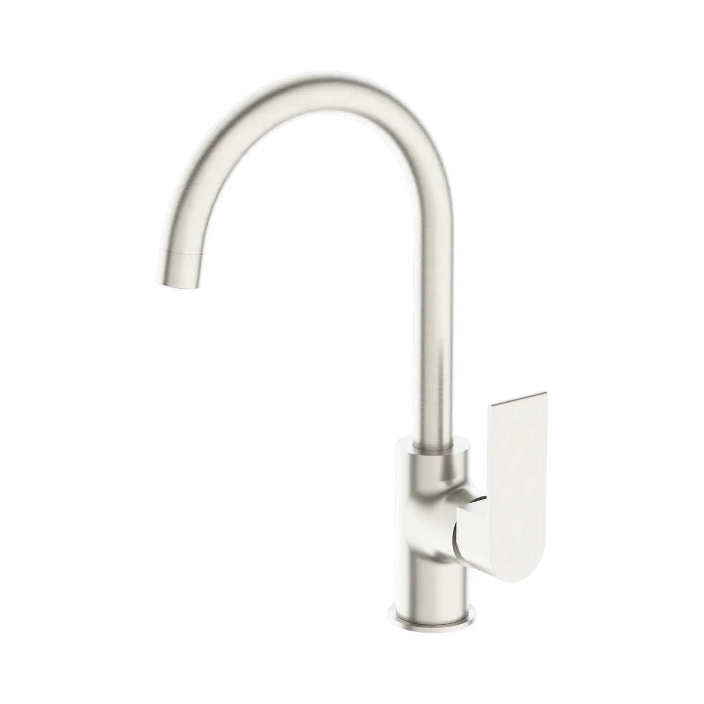 Bianca Kitchen Mixer Gooseneck Spout Brushed Nickel