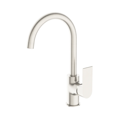 Bianca Kitchen Mixer Gooseneck Spout Brushed Nickel