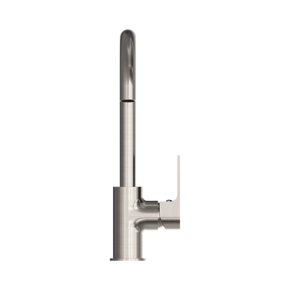Bianca Kitchen Mixer Gooseneck Spout Brushed Nickel