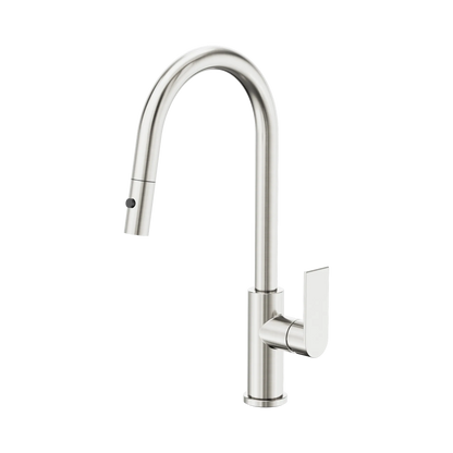 Bianca Pull Out Sink Mixer With Vegie Spray Function Brushed Nickel