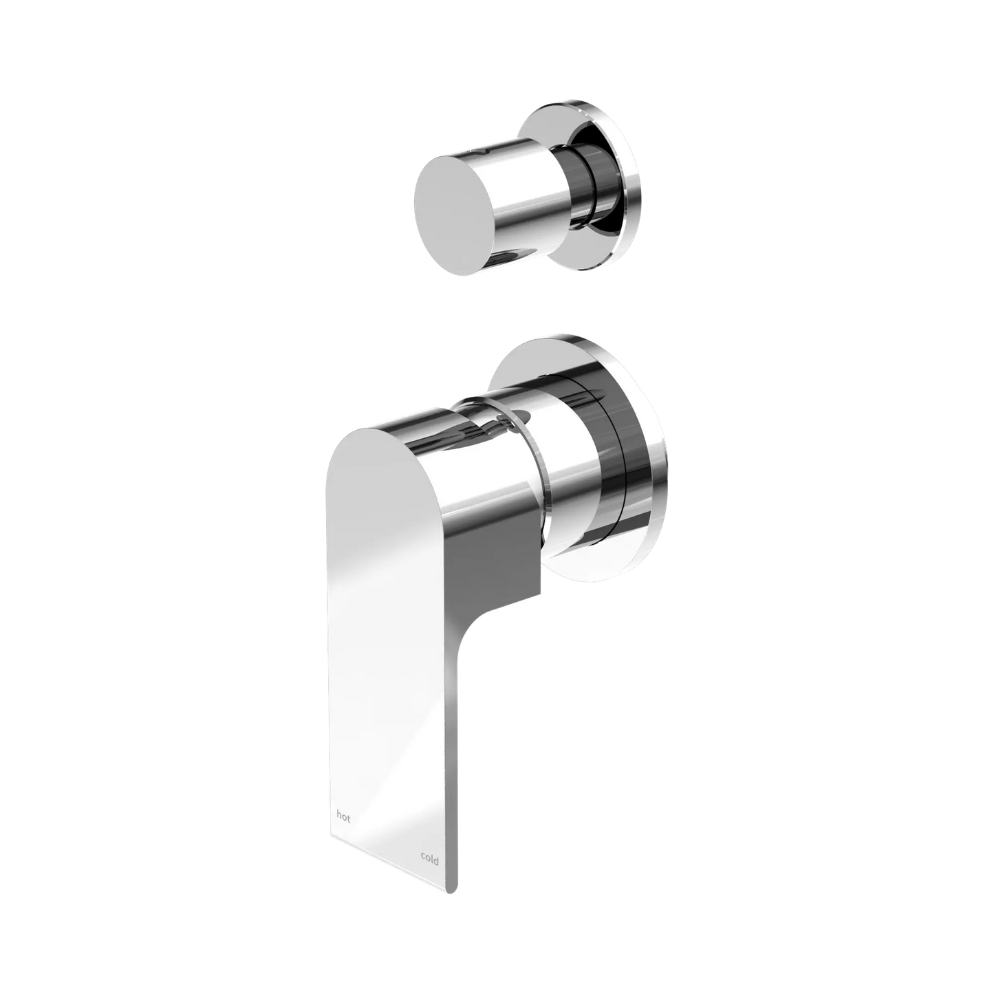 Bianca Shower Mixer With Diverter Separate Plate Chrome