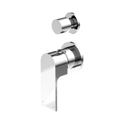Bianca Shower Mixer With Diverter Separate Plate Chrome