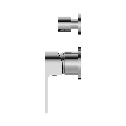 Bianca Shower Mixer With Diverter Separate Plate Chrome