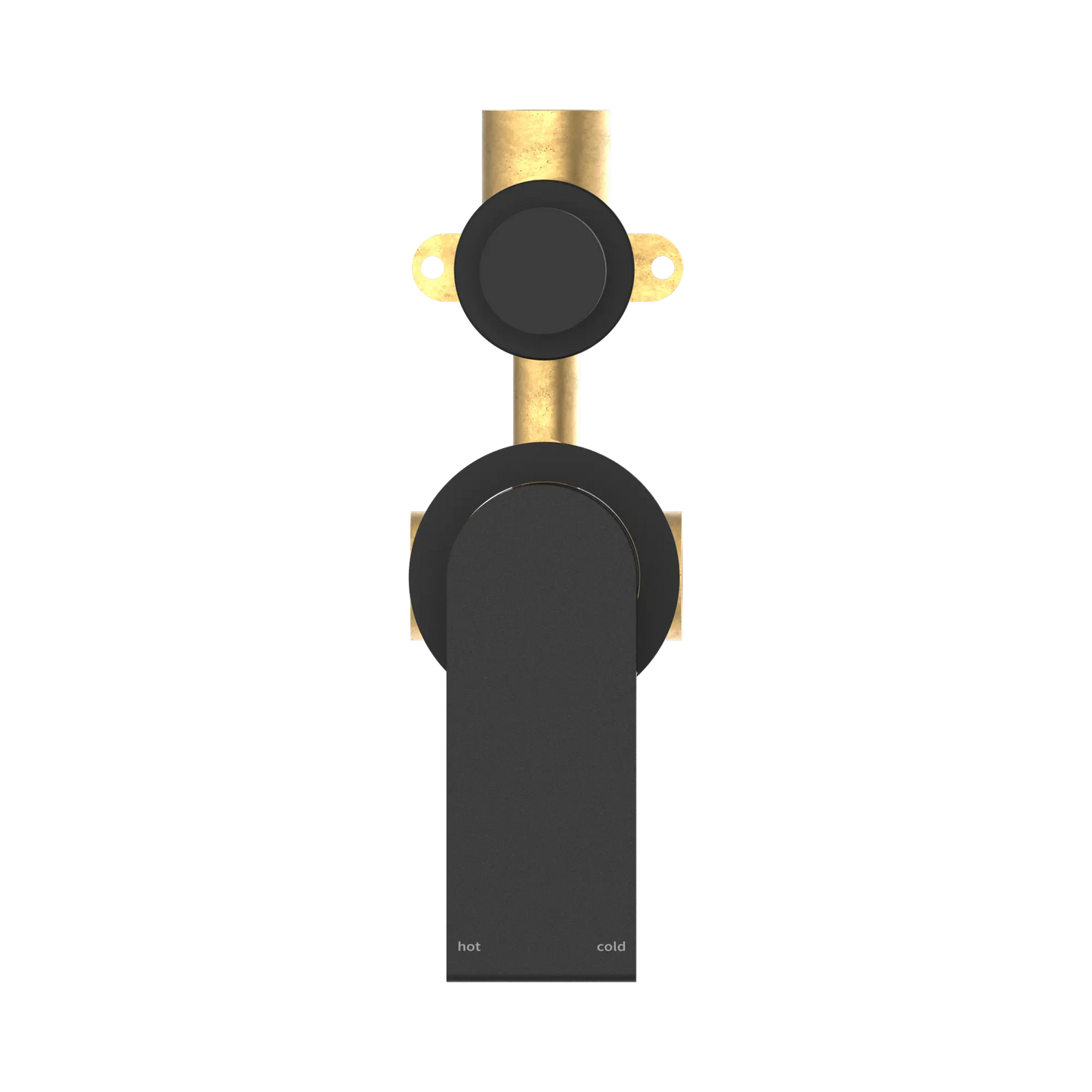 Bianca Shower Mixer With Diverter Separate Plate Matte Black