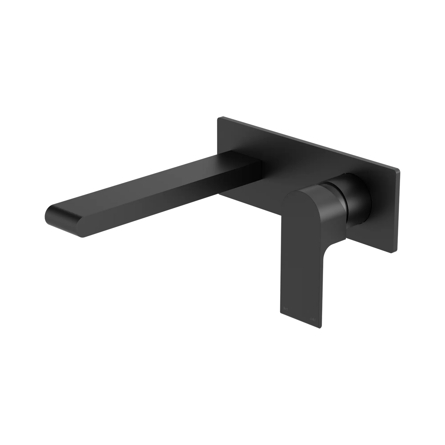 Bianca Wall Basin/Bath Mixer 230mm Matte Black