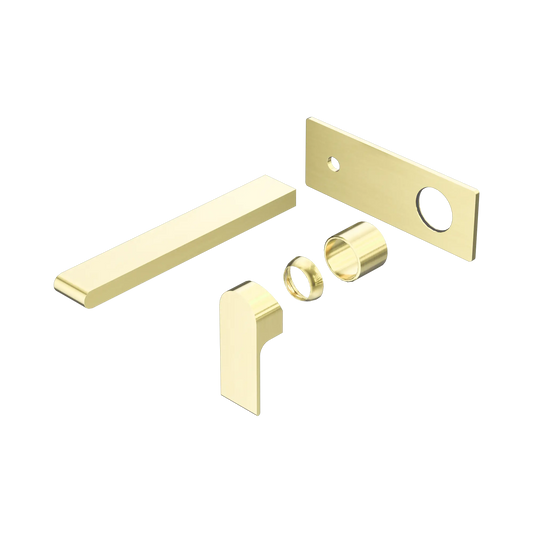 Bianca Wall Basin/Bath Mixer 230mm Trim Kits Only Brushed Gold