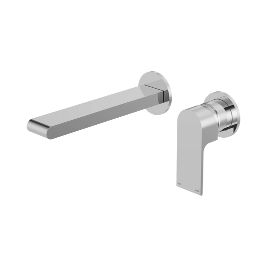 Bianca Wall Basin/Bath Mixer Separate Back Plate 187mm Chrome