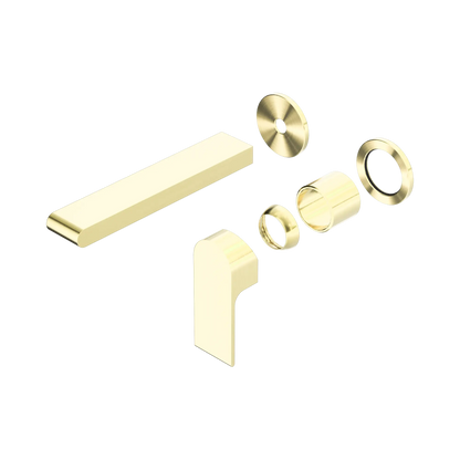 Bianca Wall Basin/Bath Mixer Separate Back Plate 187mm Trim Kits Only Brushed Gold