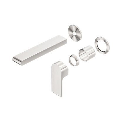 Bianca Wall Basin/Bath Mixer Separate Back Plate 187mm Trim Kits Only Brushed Nickel
