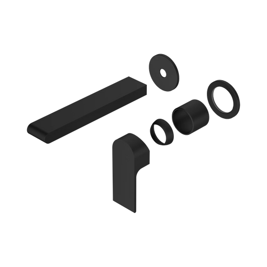 Bianca Wall Basin/Bath Mixer Separate Back Plate 187mm Trim Kits Only Matte Black