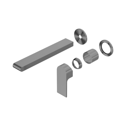 Bianca Wall Basin/Bath Mixer Separate Back Plate 230mm Trim Kits Only Gun Metal