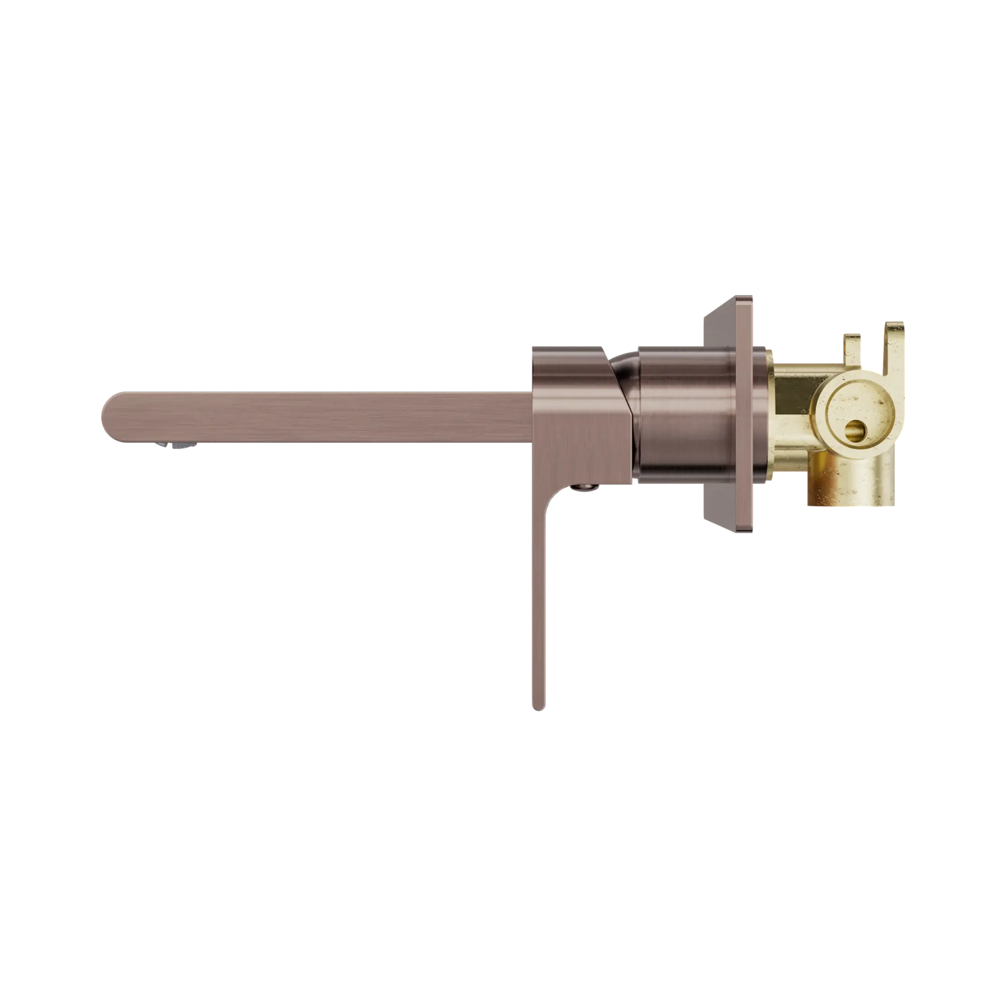 Bianca Wall Basin/Bath Mixer 187mm Brushed Bronze