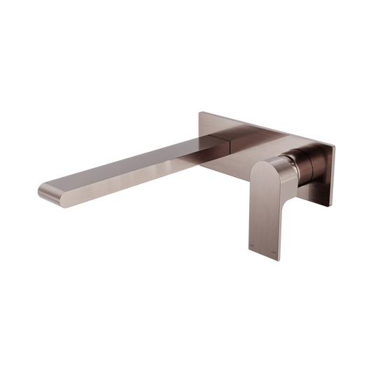Bianca Wall Basin/Bath Mixer 230mm Brushed Bronze