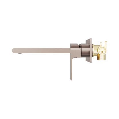 Bianca Wall Basin/Bath Mixer 230mm Brushed Bronze