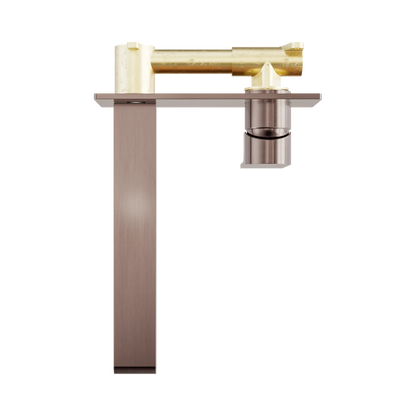 Bianca Wall Basin/Bath Mixer 230mm Brushed Bronze