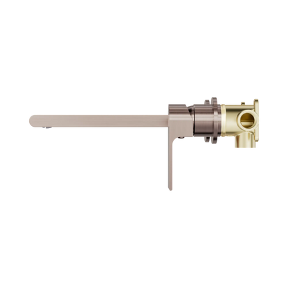Bianca Wall Basin/Bath Mixer Separate Back Plate 230mm Brushed Bronze