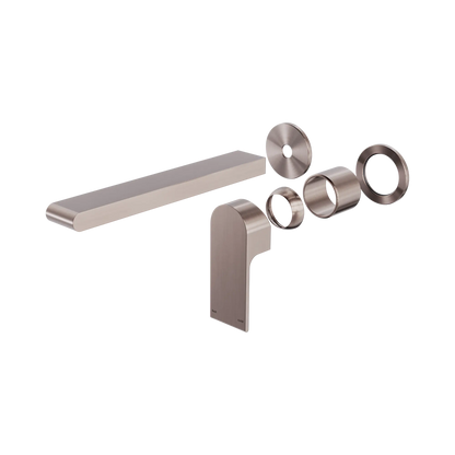 Bianca Wall Basin/Bath Mixer Separate Back Plate 230mm Trim Kits Only Brushed Bronze