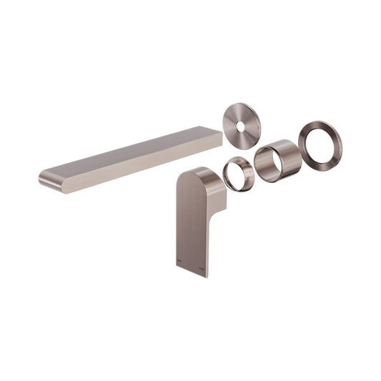 Bianca Wall Basin/Bath Mixer Separate Back Plate 230mm Trim Kits Only Brushed Bronze