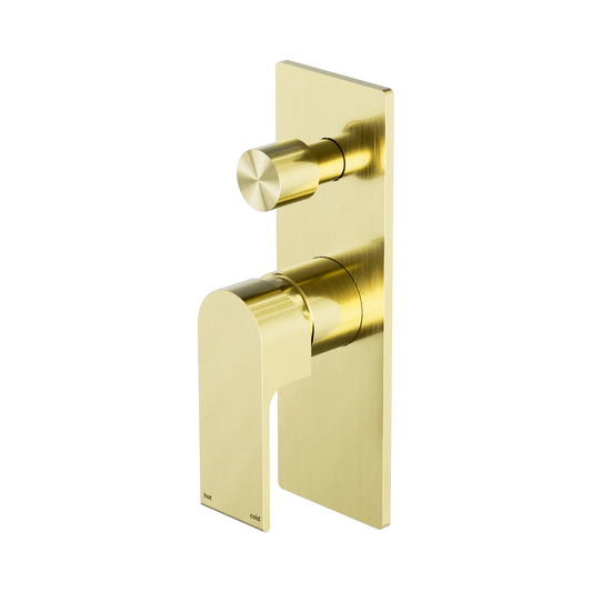 Bianca Shower Mixer With Diverter Brushed Gold