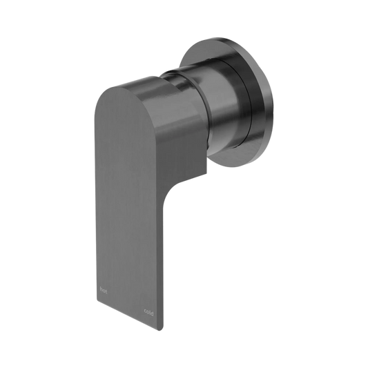 Bianca Shower Mixer 80mm Plate Gun Metal