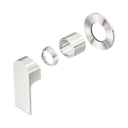 Bianca Shower Mixer 80mm Plate Trim Kits Only Brushed Nickel