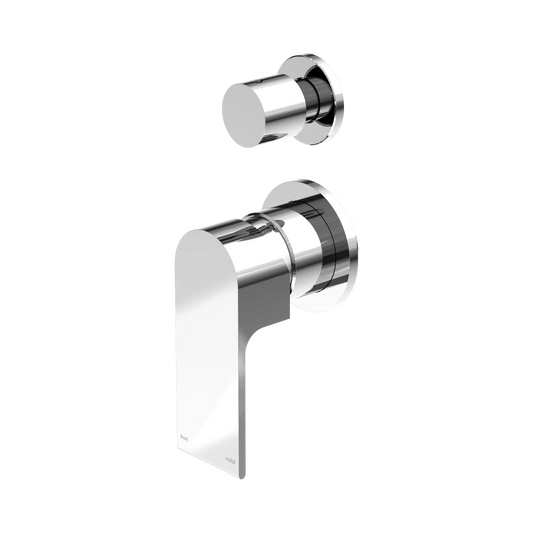 Bianca Shower Mixer With Diverter Separate Back Plate Chrome