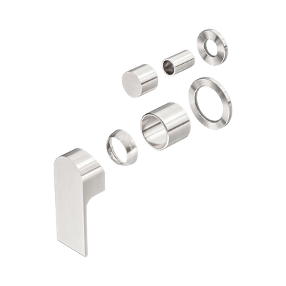 Bianca Shower Mixer With Diverter Separate Back Plate Trim Kits Only Brushed Nickel