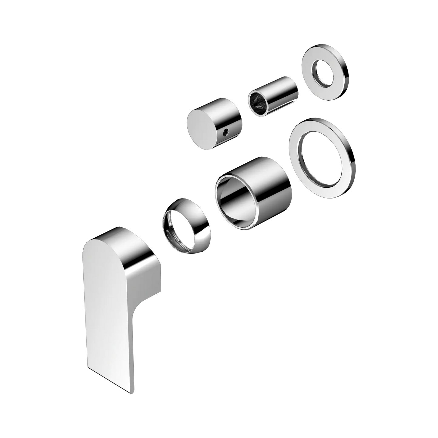 Bianca Shower Mixer With Diverter Separate Back Plate Trim Kits Only Chrome