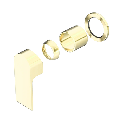 Bianca Shower Mixer 60mm Plate Trim Kits Only Brushed Gold