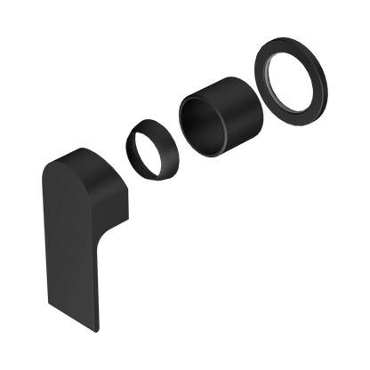 Bianca Shower Mixer 60mm Plate Trim Kits Only Matte Black