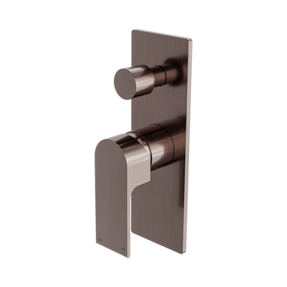 Bianca Shower Mixer With Diverter Brushed Bronze