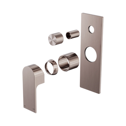 Bianca Shower Mixer With Diverter Trim Kits Only Brushed Bronze