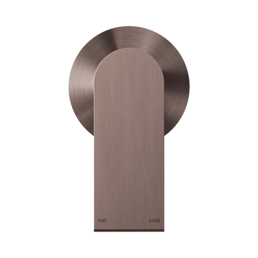 Bianca Shower Mixer 80mm Plate Brushed Bronze