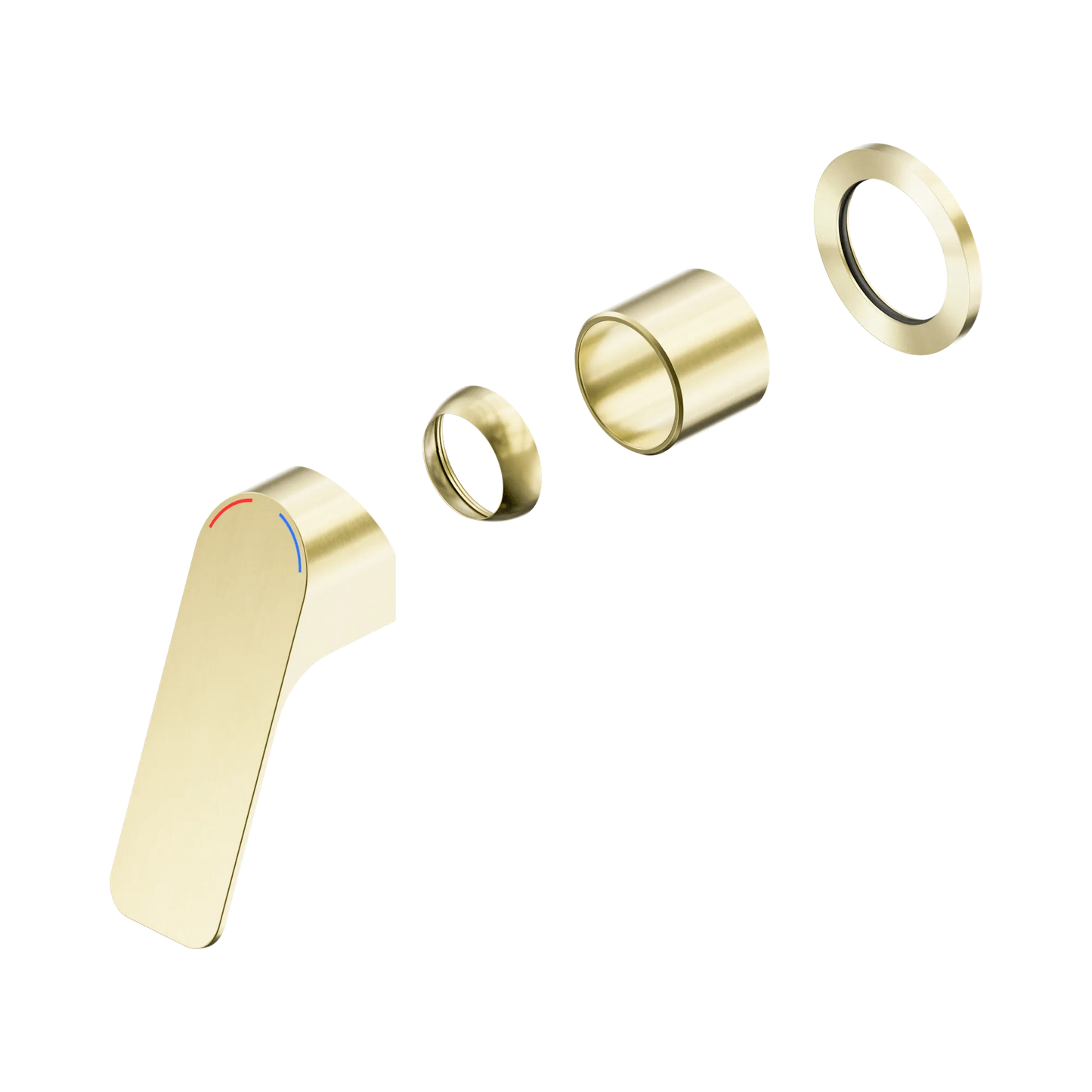 Bianca Care Shower Mixer 60mm Plate Trim Kits Only Brushed Gold