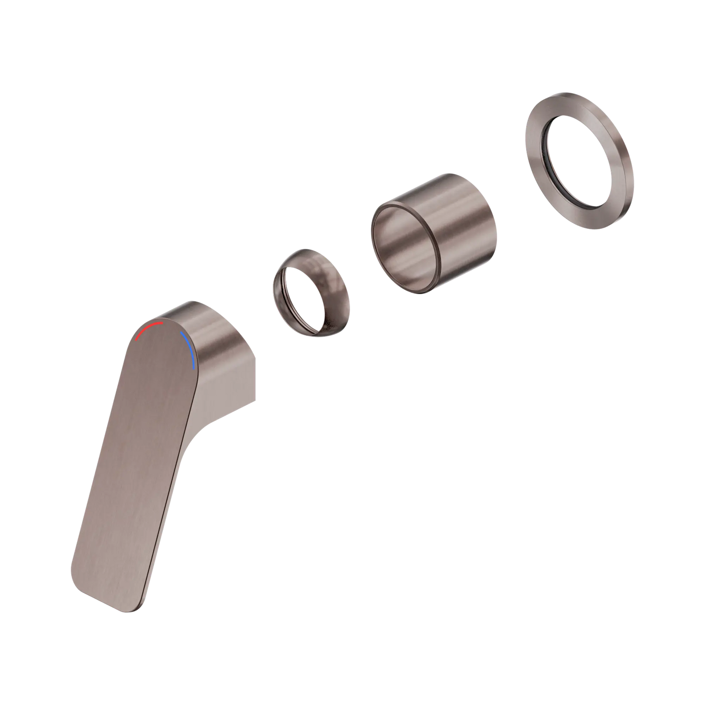 Bianca Care Shower Mixer 60mm Plate Trim Kits Only Brushed Bronze