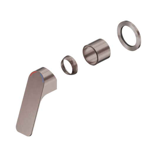 Bianca Care Shower Mixer 60mm Plate Trim Kits Only Brushed Bronze