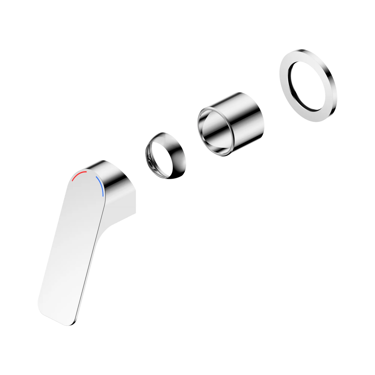 Bianca Care Shower Mixer 60mm Plate Trim Kits Only Chrome
