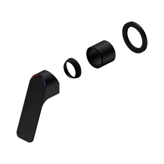 Bianca Care Shower Mixer 60mm Plate Trim Kits Only Matte Black