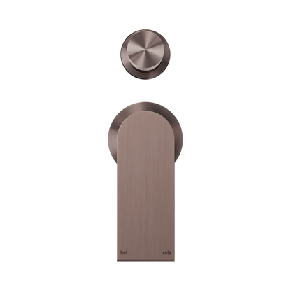 Bianca Shower Mixer With Diverter Separate Back Plate Brushed Bronze