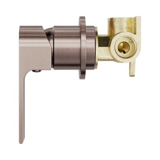 Bianca Shower Mixer 60mm Plate Brushed Bronze
