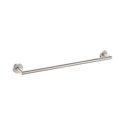 Dolce Single Towel Rail 700mm Brushed Nickel