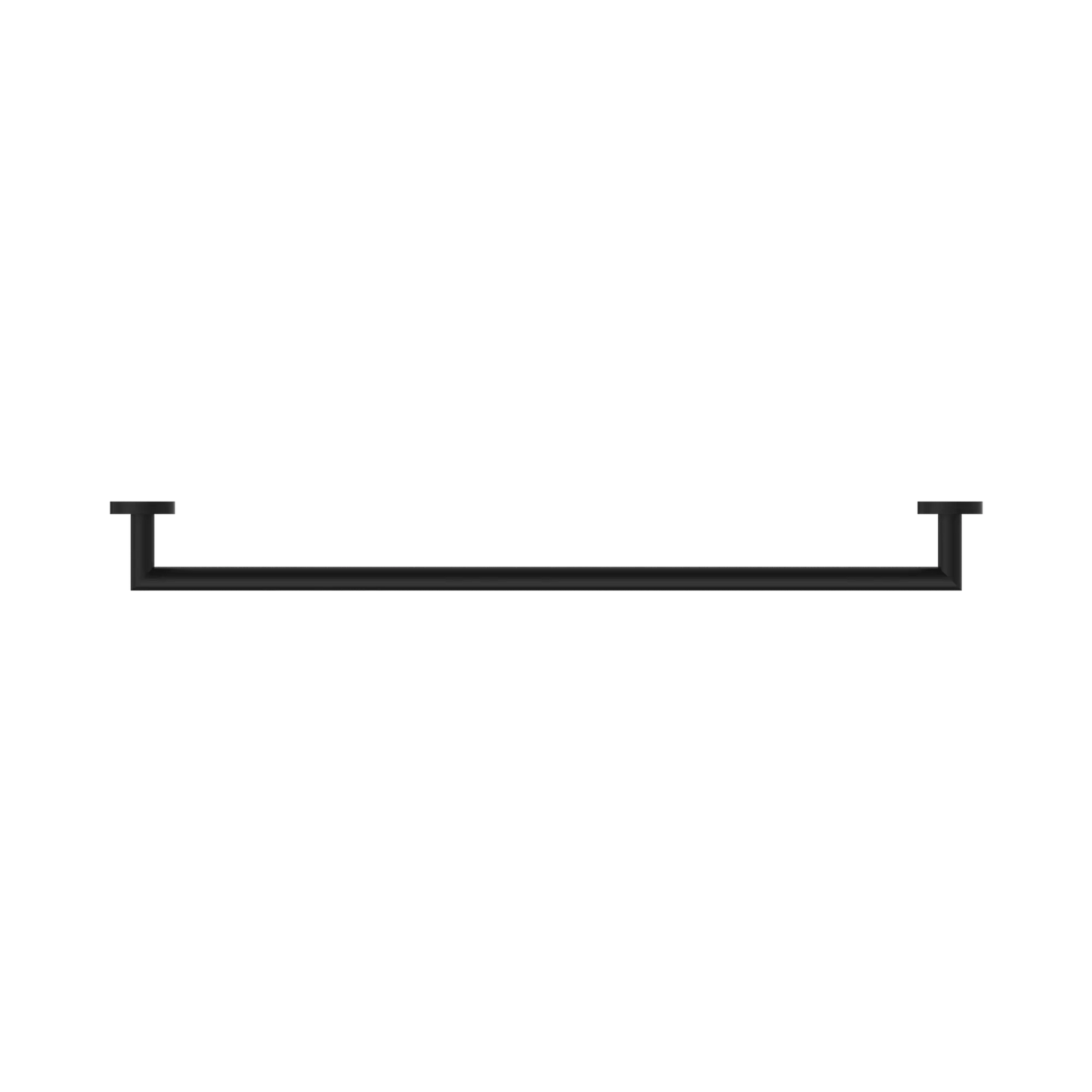 Dolce Single Towel Rail 700mm Matte Black