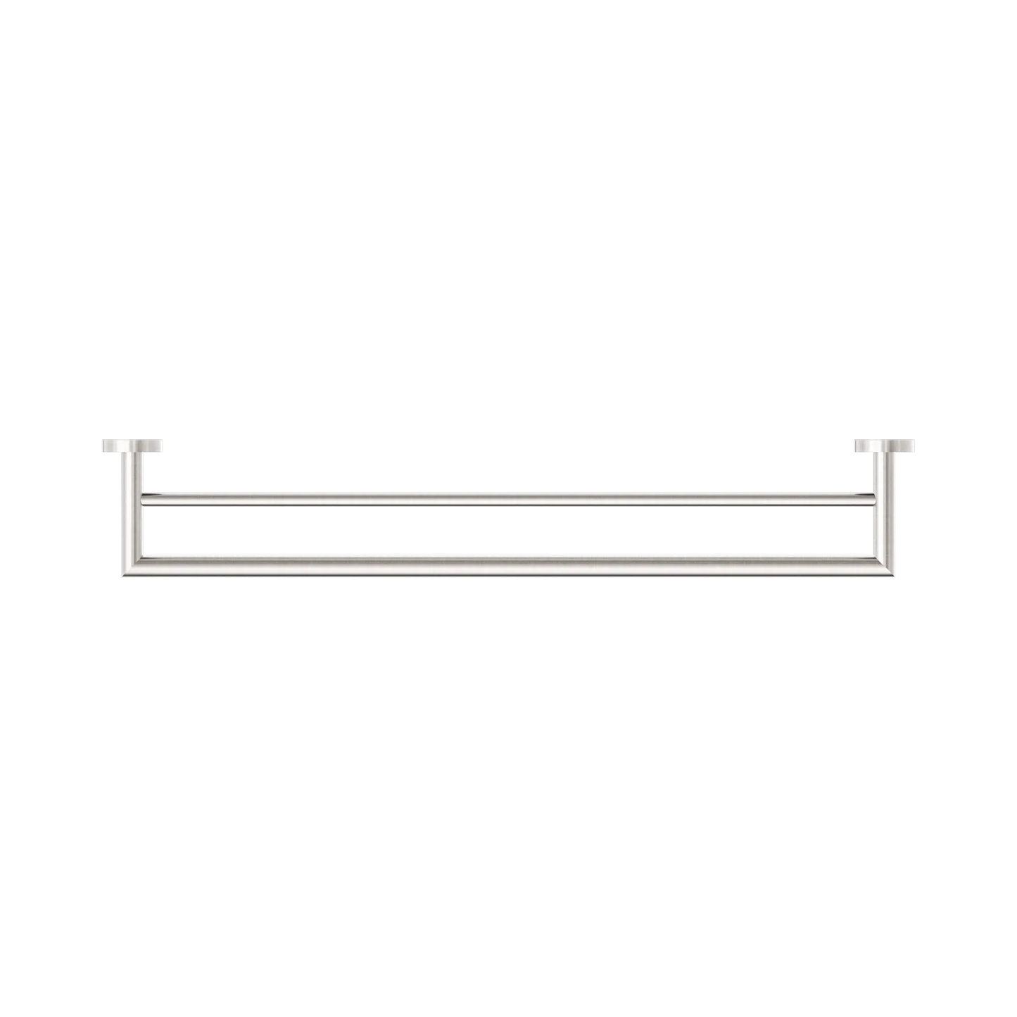 Dolce Double Towel Rail 700mm Brushed Nickel