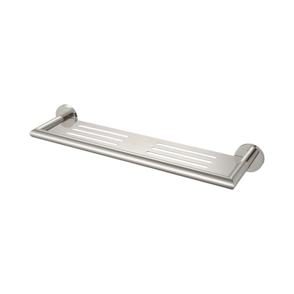 Dolce Metal Shower Shelf Brushed Nickel