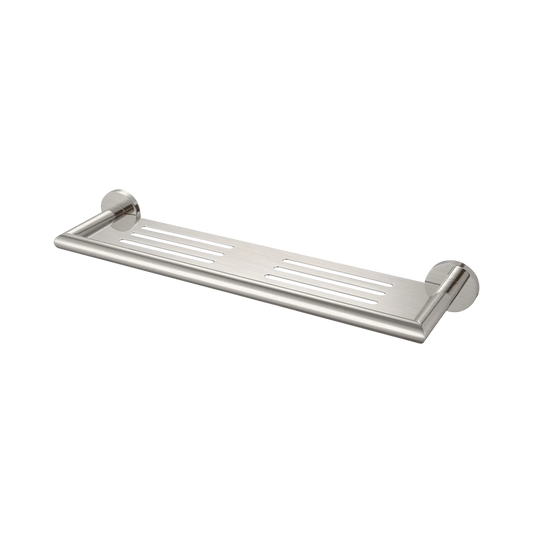 Dolce Metal Shower Shelf Brushed Nickel