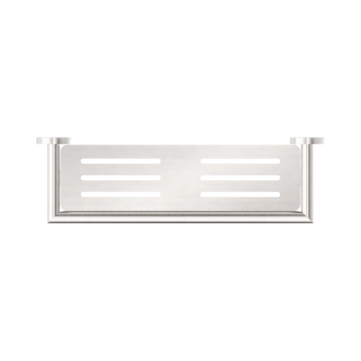Dolce Metal Shower Shelf Brushed Nickel
